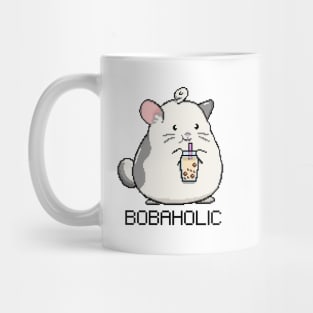 Bobaholic Pixel Mouse Loves Boba Tea! Mug